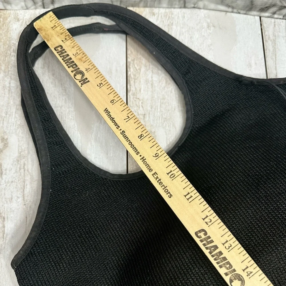 The Sak Large Black Knit Hobo Purse Tote Bag Carry All Everyday Slouchy